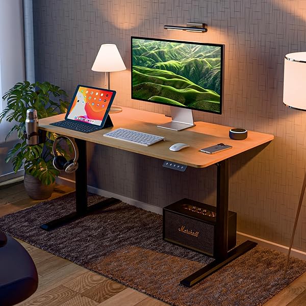 Ikea SKARSTA Desk sit/Stand, White, 120x70 cm (47 1/4x27 1/2