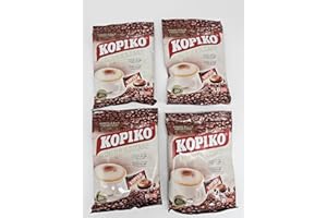 Dulces de café Kopiko | Dulces | Cappuccino | Coffee Candy Classic (4 x 71g)