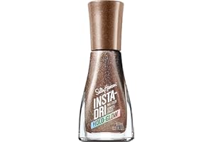 Sally Hansen Insta-Dri, Holo-Glow lakier do paznokci, prosty w użyciu, trwały, piękny kolor, łatwo rozprowadza się na paznokciach, bez rozmazywania, 0,3 uncji