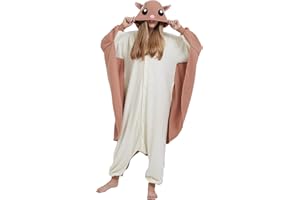 ULEEMARK Women's Adult Pajamas Unisex Animal Onesies Novelty Pyjamas Nightwear Halloween Homewear OnePiece Cosplay Costume Loungewear