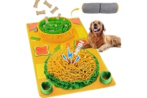 BORUIT Tappeto Olfattivo Cane Grande, Sniffing Tappeto per Cani Dogs 9 Elementi di Allenamento e Diverse Opzioni di Difficoltà Lavabile Pieghevole per Addestramento Cani per Giochi Interattivi