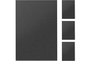 ABS-plast plastplattor, 4 stycken 30 x 20 x 0,3 cm matt yta ABS plastplatta, skärbar plastplatta, svarta ABS-plastplattor, fö