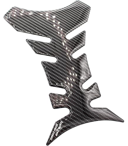BIKE-label Tankpad 3D Set Lackschutz für Motorrad Tanks Metallic Rot
