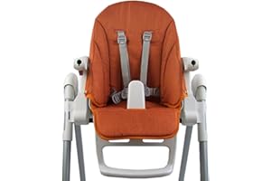 BAMBINIWELT BY RAFAEL K. Housse de rechange Bambiniwelt - Compatible avec Peg Perego Prima Pappa ZERO3 & SIESTA (orange chiné)