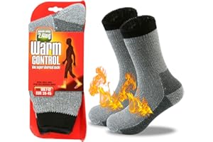 JARSEEN Térmicos de Invierno Calcetines de Lana Super Calor Gruesa Calentar Suave Cómodo Calcetines de Mujer Hombre