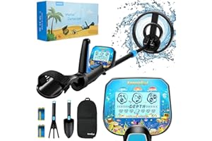 MICYOX KENTOKTOOL Detector de Metales, Detector de Metales Multi-Modo para Niños de Alta Precisión, Pantalla LCD, Búsqueda del Tesoro al Aire Libre, Detector de Metales para Niños de 4 a 13 Años