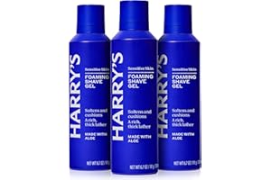Harry's Shave Gel, Formulated with an Aloe Enriched Formula, 3 pack (200ml bottles)