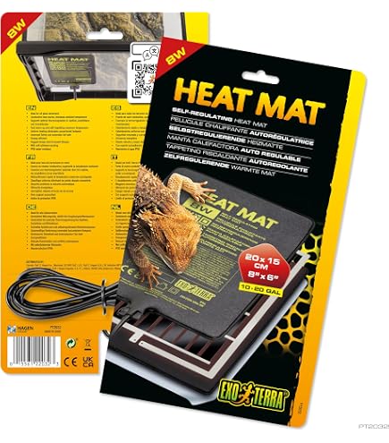 Komodo Advanced Heat Mat 7W 142x274mm - Heizmatte Für Terrarien, Reptilien Wärmequelle