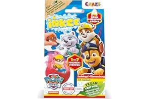 INKEE SURPRISE Paw Patrol – Bomba de Baño Infantil con Sorpresa y Sello de Paw Patrol – Aroma Cola-Gominola y Espuma Divertida – Bombas de bañera Niños 80g