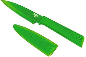 Kuhn Rikon 26602 Colori+ Couteau d'Office Acier Inoxydable Vert 10,2 x 1,3 x 2,5 cm