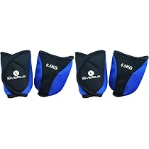 Bracelet Lesté Cheville – 500 G X2, En Néoprène, Fermeture Scratch, Forme Ergonomique – Pour Renforcement Musculaire