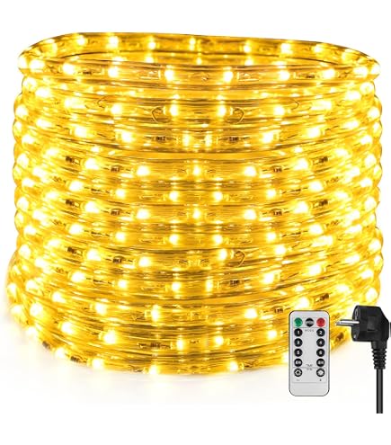 Guirlande Lumineuse Tube Extérieur 6m - 108 LED Blanc Froid - Déco Noël Et Fêtes (FEERIC LIGHTS)