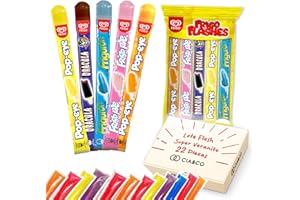 Cia&Co Variado con 22 Flashes Surtidos - Incluye Polines 10 FrigoFlash de Pop-eye Naranja y Limón, Frigo Pie, Dracula y Frigurón 50 ml + 12 Flashes de sabores Burmar tipicos variados 70 ml