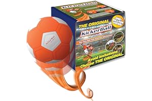 Kickerball - Curve and Swerve Football Toy - Kick Like The Pros, Great Gift for Boys and Girls - Perfect for Outdoor & Indoor Match or Game