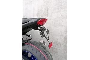 kurzer Kennzeichenhalter EVO Set für Yamaha MT-10 / SP Bj 2022-2024 Kennzeichenträger GroFaTec mt10 Nummernschild Träger Halter kurzes Heck Heckumbau
