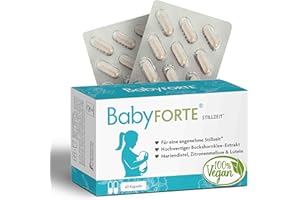 ‎BABYFORTE BabyFORTE® Stillzeit 60 Kapseln - 30 Tage - Bockshornklee 15:1, Eisen, Lutein, extra ohne Fenchel, Stillzeit Vitamine