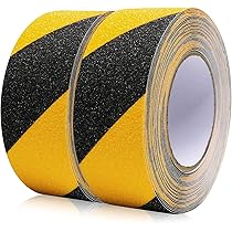 Bande Adhésive Antidérapante Nicrulp - 2 Rouleaux 5 Cm X 5 M, PVC Sablé, Forte Adhésion, Pour Escaliers, Sols