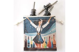 Kidia Metal Pour Cocktail 10 pz- Tappo Versatore Professionale per barman - Dosatore per cocktail in acciaio per cockail set - Metal pourer Dosatore olio (1, Parigi)