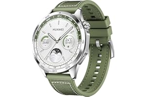 HUAWEI WATCH GT 4 Smart Watch for men women - Up to 2 Weeks Battery Life Fitness Tracker - Compatible with Android & iOS - Health Monitoring with Pulse Wave Arrhythmia Analysis - GPS Integrated -Green