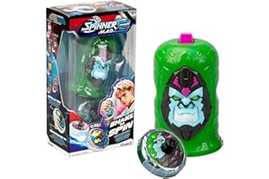 Bizak Spinner Mad 2 Shake 62006323-4 Toupie individuelle avec mécanisme avancé, Jouet de Combat pour garçons et Filles à partir de 5 Ans, 6 Styles différents à Collectionner