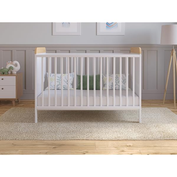 Culla Per Bambini ESSENTIEL In Legno Di Faggio - Misure 40 X 80-86 Cm, Con Ruote E Materasso Incluso