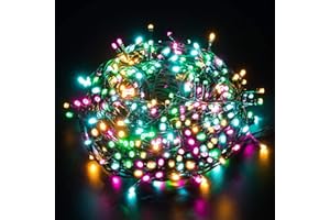 Elegear 100M 1000 LED Luces Navidad con Enchufe, Luz Arbol Natal Exterior Impermeable con 8 Modos para Fiesta, Casa, Boda, Jardín y Decoración Interior, Guirnalda Cadena Luminosas de Hada, Colores