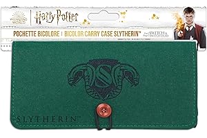 Freaks and Geeks Harry Potter - Pochette de Transport en Feutrine - Modèle Serpentard pour Nintendo Switch et Switch OLED