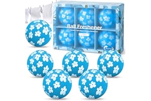 ‎SCENT-HI Scent-Hi Desodorierungsbälle für Turnschuhe, Schuh Deo, Sporttaschen, 6er-Pack Desodorierbälle Auch für Zuhause Schließfächer, Einfaches Twistlock - Leinen
