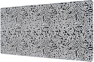 Grupo Erik: Tappetino Mouse Keith Haring | Tappetino mouse XXL, base antiscivolo, 100% waterproof e con rifiniture di qualità, 80 x 35 cm, Keith Haring Gadget