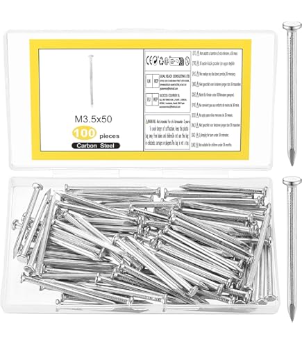 FIXXIA Clavos Para Cuadros Con Ayuda De Impacto, 50 Unidad De