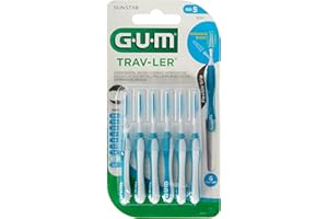 GUM TRAV-LER Spazzoline interdentali Blu 1.6 mm, 6 pezzi