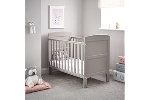 Obaby Grace Mini Cot Bed - Warm Grey