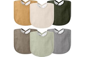 VOMARHUG Musselin Halstuch Baby,100% Baumwolle Sabber Lätzchen Baby für Säugling Neugeborenes,Weich Absorbierend