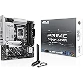 ASUS PRIME B860M-A WIFI Intel B860 LGA1851 DDR5 8666 2xDP HDMI &Ccedil;ift M2 USB3.2 Gen 2x2 WiFi 6E + BT AURA RGB 2.5Gbit LAN mATX 