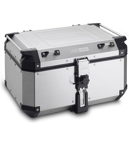 Givi M8A Kit Complet De Plaques En Aluminium Noir Pour Topcase Monokey - Charge Max 6 Kg