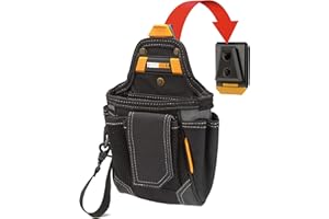 ‎TOUGHBUILT ToughBuilt - Werkzeugtasche mit mehreren Fächern – strapazierfähig, Deluxe-Qualität, langlebig – Patentierte ClipTech™ Naben- und Arbeitsgürtel