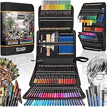 Kit Disegno Professionale Kit Matite Colorate E Da Disegno - 96 Pezzi Con Astuccio, Per Artisti E Hobby Kit Artistico
