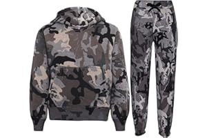 A2Z 4 Kids Girls Boys Unisex Plain Tracksuit Hooded Sweat Hoodie Bottom Jogging Suit Joggers Age 5 6 7 8 9 10 11 12 13 Years