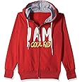 T2F Boy's Cotton Regular Fit Hooded Sweatshirt