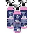 Antibacterial Surface Sanitiser - Multipurpose Disinfection Spray - Food Safe Vegan Friendly Formula - Great for Kitchens, Bathrooms and Other Hard Surfaces 750ml Pack of 3