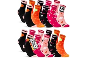 SOCKENKAUF24 10 Paar Kinder Socken Jungen & Mädchen Baumwolle Kindersocken