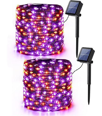 WBao 200 Luci Solari A Rete 2,6x1,6m: Led Multicolore Con Telecomando E Timer Per Decorazioni Natalizie Outdoor - 3