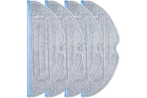 CORPOWER Toallitas húmedas, adecuadas para Roborock S8/S8+/ S7/ S7 Maxv Ultra/ S7 Pro Ultra/ S7 MaxV/ S7 MaxV Plus, accesorios de la serie Roborock S8/S7, piezas de repuesto lavables