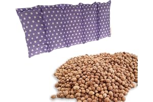 ‎EDEL LIVING Edel Living Großes Kirschkernkissen - Entspannungskissen - Heizkissen für Mikrowelle (Wärmekissen) - langes Relaxkissen - Kirschkern-Kissen (Helllila)