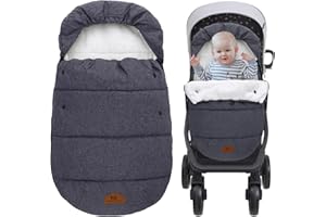 MIRACLE BABY pram footmuff footmuff for Pushchair Stroller Universal (Black2)
