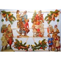Glanzbilder EF 7255 Für Weihnachten: Weihnachtsmann & Poesiebilder Zum Scrapbooking & Deko – Festlich & Kreativ!