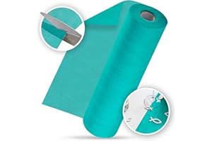 100%Mosel Runner da Tavola in Pile, in Turchese (30 cm x 25 m), Runner Decorativo da Tavola, elegante Decorazione da Tavola per Compleanni & Matrimoni