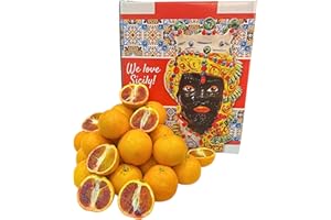 RACILIA Arance Tarocco Siciliane 100% Biologiche - 9Kg di Massima Freschezza e Km0 dalla Piana dell'Etna (Calibro Da Tavola)