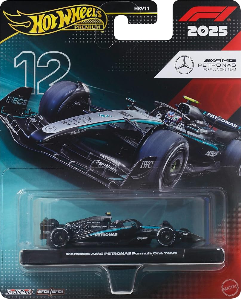 Hot Wheels F1 Mercedes Antonelli 1:64 ölçekli, JKD92