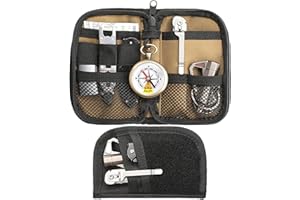 HAOBIN 1 Stück EDC Pouch Mini EDC Tasche Klein EDC Tasche EDC Pocket Organizer Mini Taschen Organizer EDC Multitool Pouch Organizer Mini EDC Werkzeugtasche Für Werkzeuge,Outdoor-Aktivitäten (A)